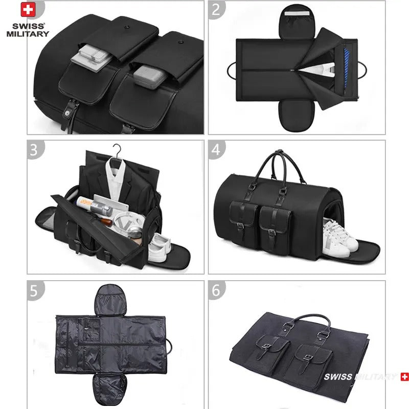 Swiss Military Travel Bag w/ Shoe Pocket