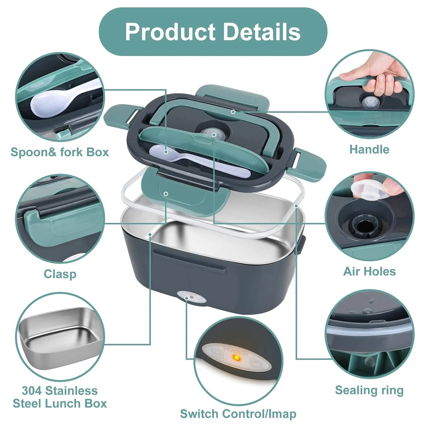 Hot Plate Lunch Box