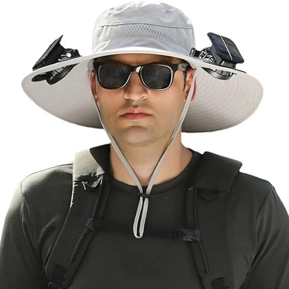Solar Cooling Hat