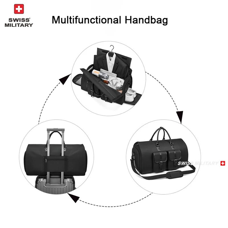 Swiss Military Travel Bag w/ Shoe Pocket