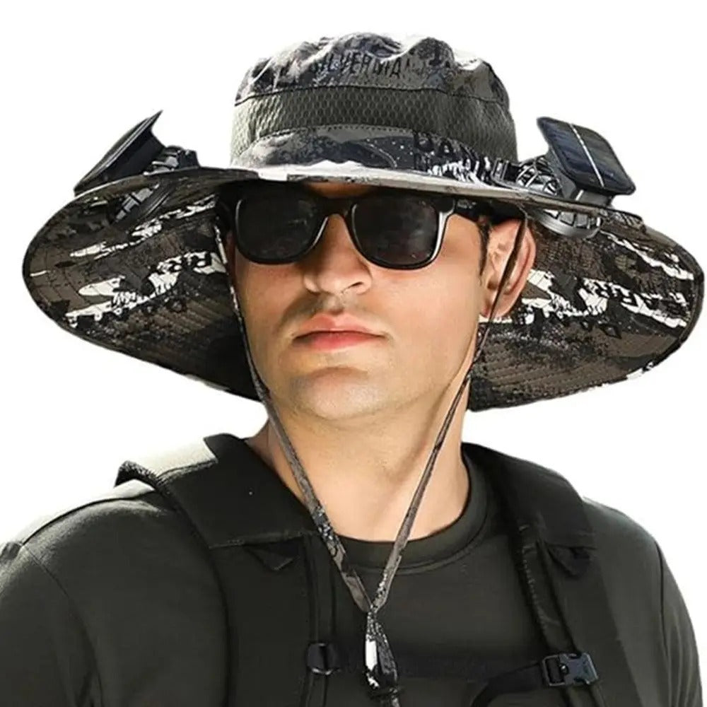 Solar Cooling Hat
