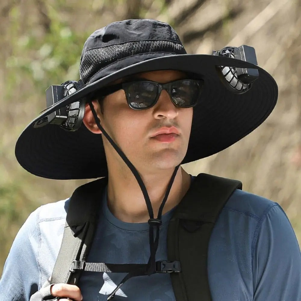 Solar Cooling Hat