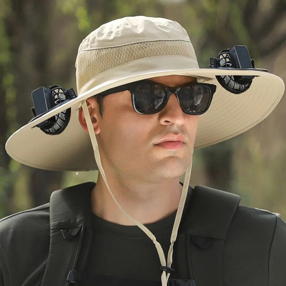 Solar Cooling Hat