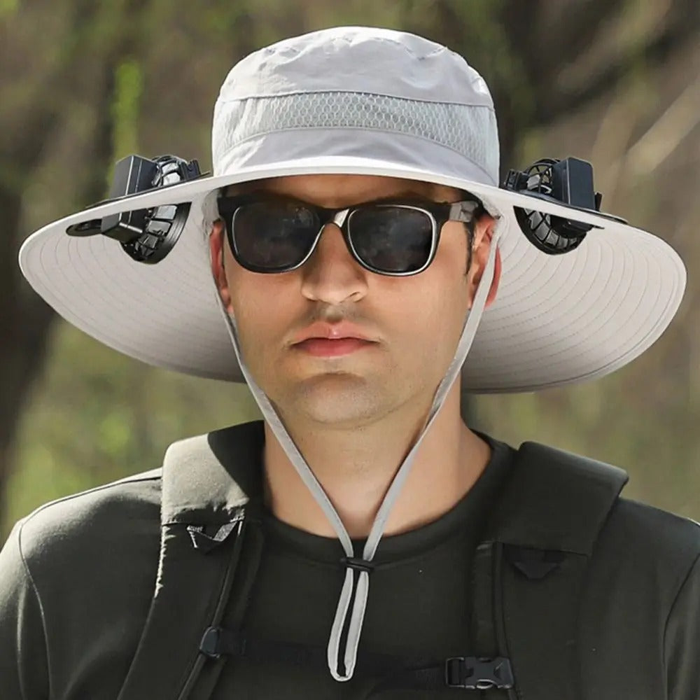 Solar Cooling Hat