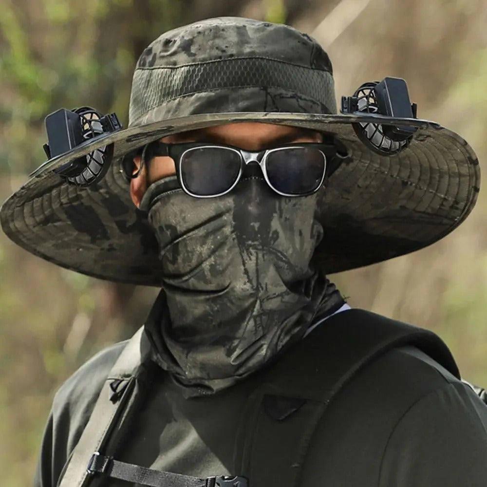 Solar Cooling Hat