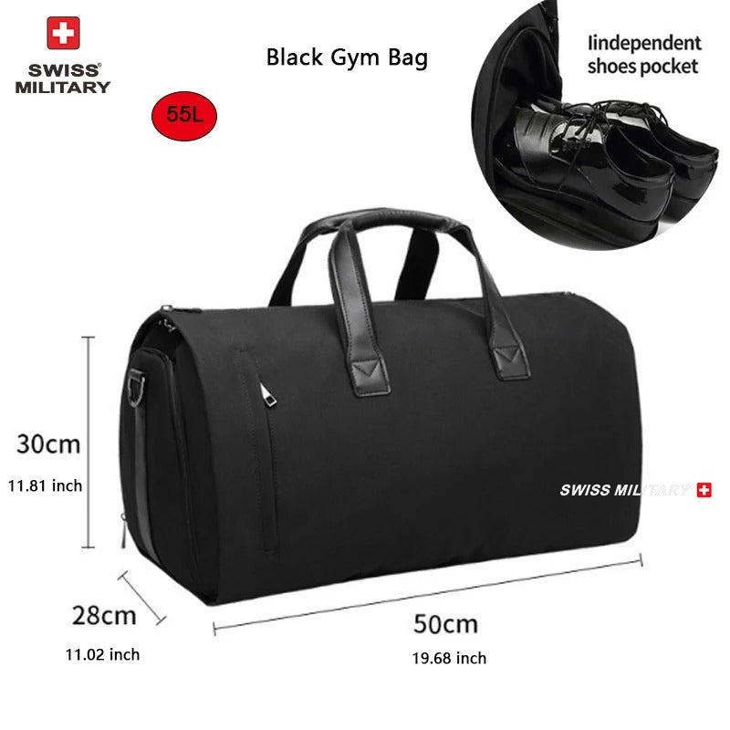 Swiss Military Travel Bag w/ Shoe Pocket