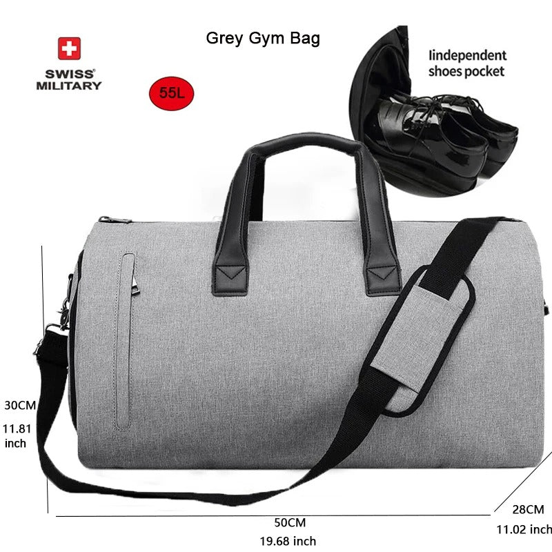 Swiss Military Travel Bag w/ Shoe Pocket