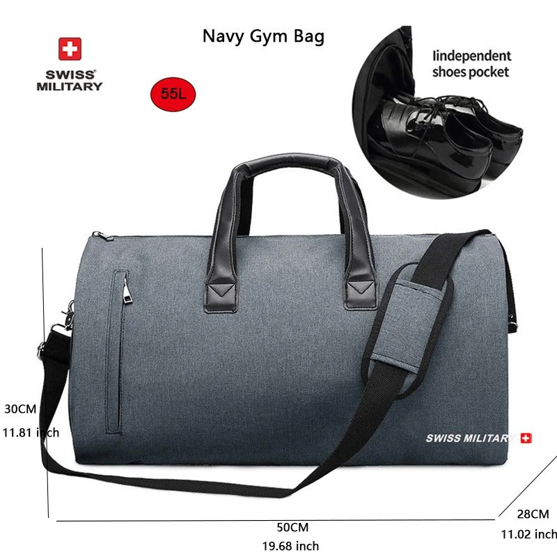 Swiss Military Travel Bag w/ Shoe Pocket