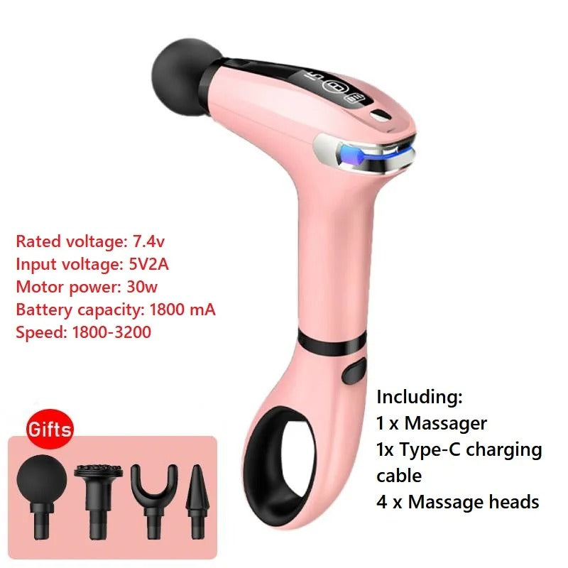 Massage Gun w/ Back Extension
